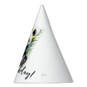 Mooie Waterverf Panda Beer Happy Birthday Feesthoedjes (Rechts)