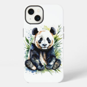 Mooie waterverf panda beer iPhone 13 hoesje