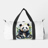 Mooie Waterverf Panda Beer Persoonlijk Plunjezak (Voorkant)
