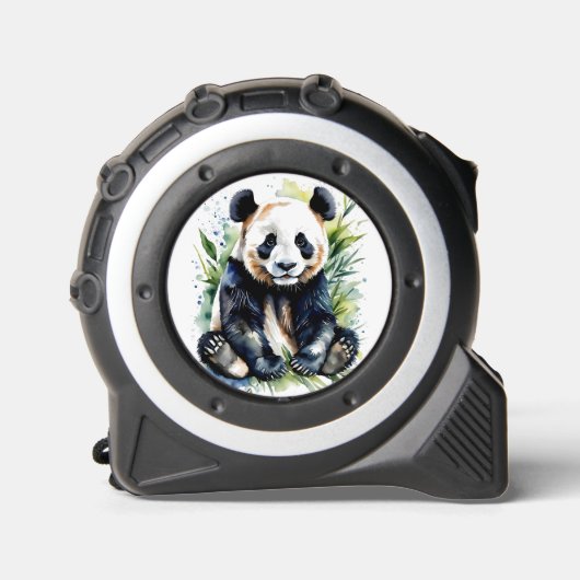 Mooie Waterverf Panda Beer Rolmaat (Voorkant)