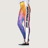 Mooie Waterverf PERSONALISEREN Leggings (Links)