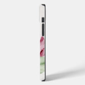 Mooie Waterverf Pioenrozen Beige gepersonaliseerd Case-Mate iPhone Case (Achterkant / Links)