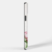 Mooie Waterverf Pioenrozen Beige gepersonaliseerd Case-Mate iPhone Case (Achterkant / Rechts)