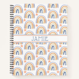 Mooie waterverf regenbogen & sterren Persoonlijk Notitieboek