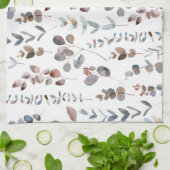 Mooie Waterverf Robuuste olieplekken Theedoek (Gevouwen)