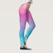 Mooie Waterverf rook Leggings (Rechts)