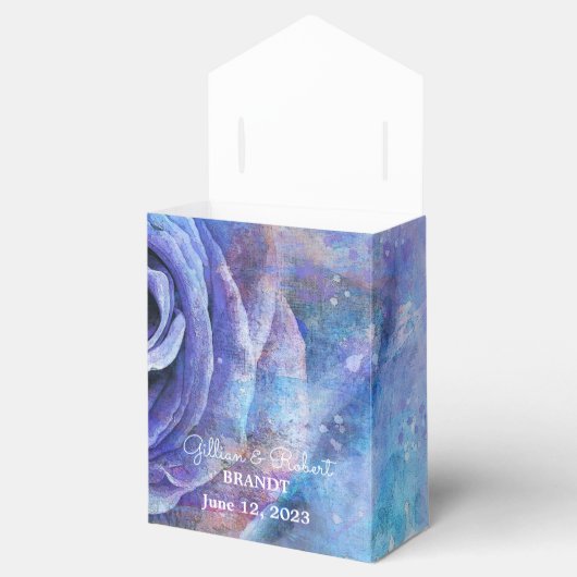 Mooie Waterverf Roos Bedankdoosjes (Geopend)