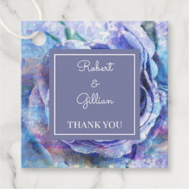 Mooie Waterverf Roos Bedankjes Labels