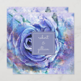 Mooie Waterverf Roos Kaart