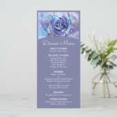 Mooie Waterverf Roos Menu (Staand voorkant)