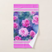 Mooie Waterverf Roze Roze Rijk Collectie Bad Handdoek (Handdoek)