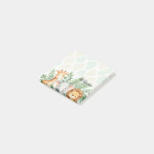 Mooie Waterverf Safari Dieren Persoonlijke Plaknot Post-it® Notes (Schuin)