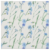 Mooie waterverf snijbloemen stof (Swatch)