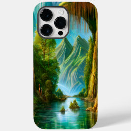 Mooie Waterverf tropisch paradijs Case-Mate iPhone 14 Pro Max Hoesje
