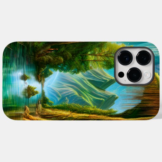 Mooie Waterverf tropisch paradijs Case-Mate iPhone Case (Achterkant (horizontaal))