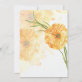 mooie waterverf trouwuitnodigingen kaart (Achterkant)