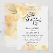 mooie waterverf trouwuitnodigingen kaart (Voorkant / Achterkant)