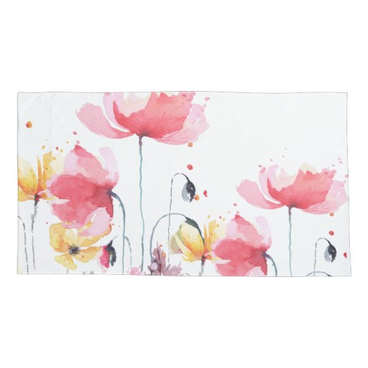 Mooie waterverf tuingroene natuur kussensloop (Achterkant)