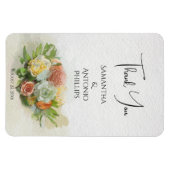 Mooie Waterverf van de Vloer Bouquet Hartelijk dan Magneet (Horizontaal)