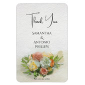 Mooie Waterverf van de Vloer Bouquet Hartelijk dan Magneet (Verticaal)