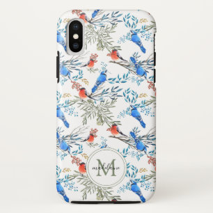 Mooie Waterverf vogels en oliepatroon Case-Mate iPhone Case