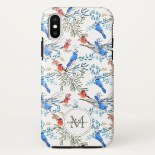 Mooie Waterverf vogels en oliepatroon Case-Mate iPhone Case