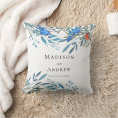 Mooie Waterverf vogels en olievlek Kussen (Deken)