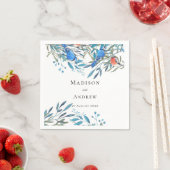 Mooie Waterverf vogels en olievlek Servet (Insitu)