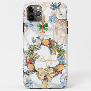 Mooie Waterverf voor kerstfamilie Case-Mate iPhone Case