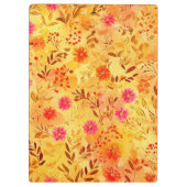 Mooie waterverf wilde bloemen klembord (Achterkant)