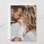 Mooie Waterverf Wildflower Botanica Foto Kaart (Achterkant)