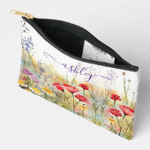 Mooie Waterverf Wildflowers Tuinnaam Etui (Open)