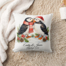 Mooie waterverf winter papegaaiduikers kerstdeken
