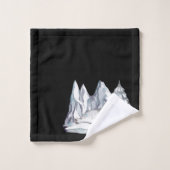 Mooie waterverf winterwonderland sneeuwvlokken bad handdoek (Wasdoekje)