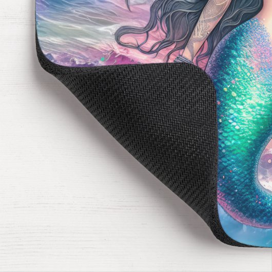 Mooie Waterverf Zeemeermin Muismat (Hoek)