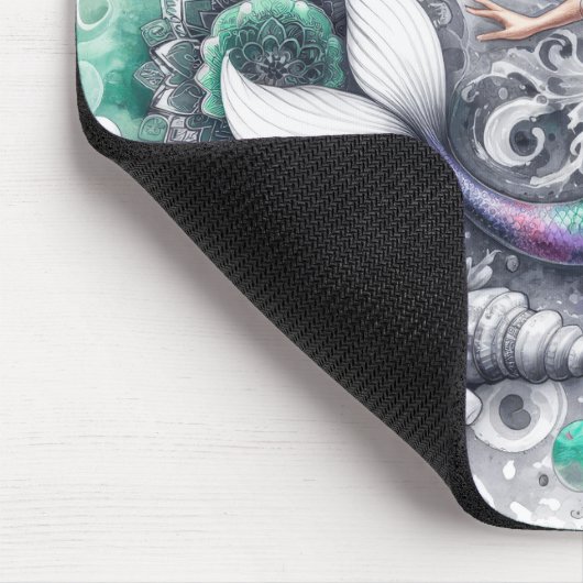 Mooie Waterverf Zeemeermin Muismat (Hoek)