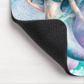 Mooie Waterverf Zeemeermin Muismat (Hoek)