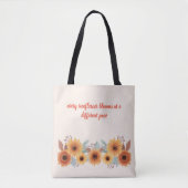 mooie waterverf zonnebloem tote bag (Voorkant)