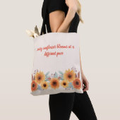 mooie waterverf zonnebloem tote bag (Dichtbij)