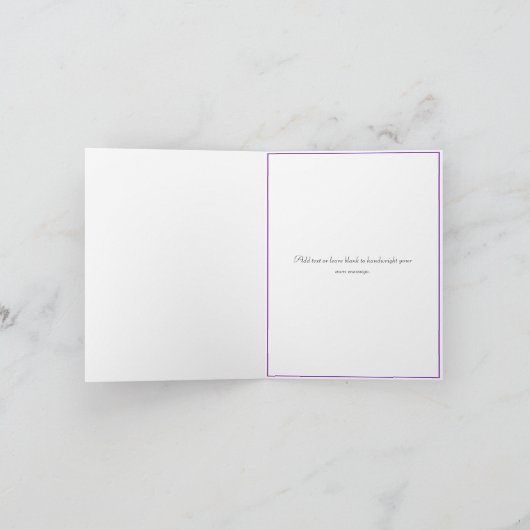 Mooie waterverfboeket bloemstuk  bedankkaart (Binnen)