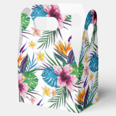 Mooie waterverven voor tropische verf bedankdoosjes (Geopend)