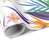 Mooie waterverven voor tropische verf cadeaupapier (Rol Hoek)