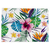 Mooie waterverven voor tropische verf large cadeautasje (Achterkant)