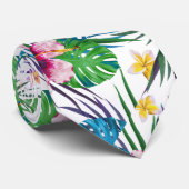 Mooie waterverven voor tropische verf stropdas (Opgerold)