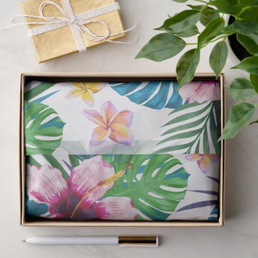 Mooie waterverven voor tropische verf tissuepapier (Geschenk)