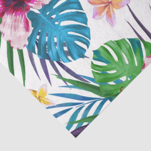 Mooie waterverven voor tropische verf tissuepapier (Detail)