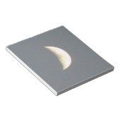 Mooie Waxcrescent-maan op Dusk-laptop Notitieblok (Schuin)