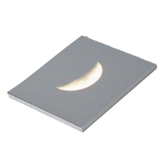 Mooie Waxcrescent-maan op Dusk-laptop Notitieblok (Linkerzijde)