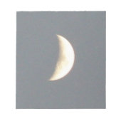 Mooie Waxcrescent-maan op Dusk-laptop Notitieblok (Voorkant)