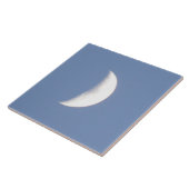 Mooie Waxing Crescent Moon in Daylight Tile Tegeltje (Zijkant)